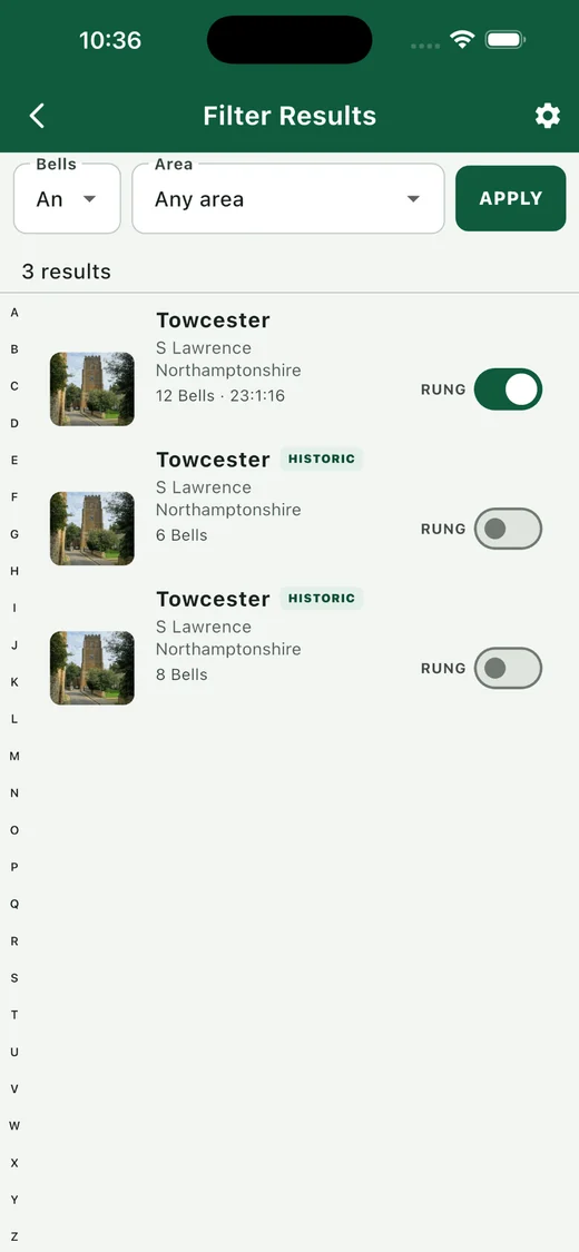 Historic tower configurations